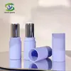 Tubo Cilíndrico Roxo Fosco para Batom Tubo Vazio Tubo Plano de Alta Qualidade para Batom Tubo de Batom Materiais de Embalagem para Maquiagem