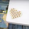 Colgante de perla de amor de aleación material para hacer pendientes y collares DIY accesorios de joyería coreana grande favorablemente