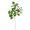 Hoja de plátano artificial de un solo tallo, tacto realista, planta falsa para el hogar, centro comercial, decoración de bodas, arreglo floral artificial, paisajismo, planta verde falsa