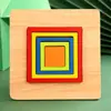 Bloques de Construcción para Niños de Preescolar 2-3-4 Años Bebé Educación Temprana Beneficiando el Desarrollo de la Inteligencia Niños y Niñas Juguetes de Rompecabezas Tridimensional