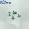Tuerca de Tipo T con Cabeza Redonda, Tuerca de Brida, M4-12 Acero al Carbono Galvanizado, Tuerca de Soldadura de Escalón, Mayoreo de Sujetadores