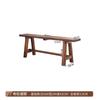 Banco de Madera Maciza Banco Rectangular Grande Banco de Madera Taburete para Mesa de Comedor de Madera para el Hogar Banco de Pared de Madera para Restaurante Mesa de Té