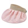 Chapéu Feminino Estilo Coreano Versátil Proteção Solar Cobertura Facial Chapéu de Sol Aba Larga Chapéu de Pescador Concha Proteção UV Proteção Solar Topo Vazio