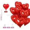 Balão de Amor de 18 polegadas Arranjo de Aniversário Balão Conjunto de Balões com 12 Peças Adereços para Arranjo de Casamento Aniversário Balão