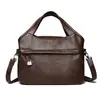 Bolso de Mano Retro de Cuero Suave Transfronterizo para Mujer 2026 Nuevo Estilo Simple Casual Multicompartimento Gran Capacidad Bandolera