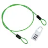 Candado de Cable de Combinación de 3 Dígitos, Candado de Cable de Acero Antirrobo, Adecuado para Maletas/Gabinetes, Candado Portátil Antiperdida