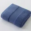 Toalhas de Banho e Rosto de Algodão Puro Tingido para Casa e Hotel, Toalhas de Rosto Absorventes, Toalhas de Banho
