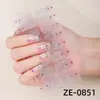 Zhengxiang Película de Esmalte de Uñas Nueva Transfronteriza Pegatinas para Uñas Estampado en Caliente 3D Cielo Estrellado Brillante Estrella y Luna Destello Rosa Cebolla Pegatinas para Uñas
