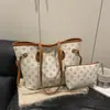 Bolsa de Ombro Único Transfronteiriça Novo Estilo, Bolsa de Mão Retro Casual de Grande Capacidade para o Dia a Dia, Bolsa Tote Simples da Moda para o Dia a Dia