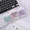 Fabricante personalizado de clips de papel de color macarrón, clips de chincheta, encuadernación de oficina, hebilla magnética, banda de goma, etiqueta para llave, alfiler