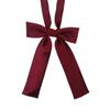 [Corbata de corona] Corbata japonesa jk para mujer, uniforme de color liso, cuello con flor de cerezo, lazo bordado de la universidad británica.
