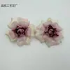 Cabezas de flores de rosa artificiales para decoración de bodas, accesorios hechos a mano para bricolaje, flores de seda multicolor, 9 cm de materiales florales