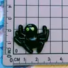 Brillante Murciélago de Halloween Calavera Calabaza Globo Ocular Fantasma Pasador Cuerda para el Cabello Funda para Teléfono Móvil Accesorios de Resina DIY