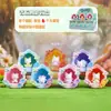 Caixa Cega Qiao Mei Raposa Rosa Estilo Guochao Antigo Raposa de Nove Caudas Figura de Brinquedo Tendência Ornamento de Mesa de Resina Flocada Caixa Completa