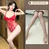 Roupas Sexy Femininas, Body de Renda Sexy de Alta Qualidade, Lingerie Erótica Tentadora Justa com Abertura na Virilha