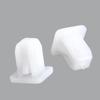 Cuadrado blanco coche rápido alambre clavo asiento parachoques sujetador cubierta de coche guardabarros clip puerta de coche clip panel hebilla