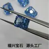5A Azul Hielo Diamante de Alto Carbono Diamante Cz Fábrica de Gemas Artificiales Wuzhou Dropshipping Transfronterizo Joyería Artesanal Forma de Lágrima