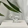 Adornos de Cristal con un Toque de Lujo Ligero y de Alta Gama, Decoraciones de Escritorio de Elefante de Cristal para la Sala de Estar, Productos de Venta Caliente Transfronterizos, Entrega Directa del Fabricante