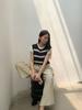 Pantalones Casuales de Trabajo de Verano Estilo Coreano 6up con Cintura Elástica para Mujer, Puesto de la Fila 13 de Guangzhou, Nuevo Versátil Perezoso Ins91002