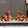Enfeites pixiu de estilo chinês, um par de decoração criativa para escritório em casa, decoração para sala de estar, varanda, artesanato, fabricantes, atacado
