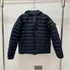 Chaqueta de Algodón Ligera con Capucha y Insignia de Brújula de Velcro Clásica Transfronteriza de Isla, Abrigo Cortavientos con Puños Elásticos para Uso Casual en la Calle