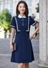 Vestido para entrevista de trabajo verano ocasión formal ropa de mujer lugar de trabajo uniforme de jardín de infantes discurso White Collar Ropa de trabajo de funcionario