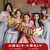 Adereços para Fotos de Casamento para Noiva e Madrinhas, Adereços para Fotos de Noivado Estilo Chinês Tradicional