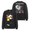 Camiseta de manga larga para hombre Stewell Kobe O'Neal transfronteriza lavada copo de nieve holgada peso pesado algodón puro