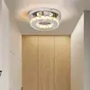 Lámpara de techo de cristal transfronteriza dormitorio pasillo pasillo entrada balcón lámpara de techo LED 110V fabricantes mayoreo