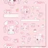 600 pegatinas con personajes de dibujos animados de QQ, diseños troquelados, estilo anime, lindas y adorables, perfectas para decorar diarios, escritorios y más