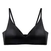 Sujetador push-up inalámbrico para mujer de busto pequeño, anti-caída, transpirable, soporte lateral para el pecho, soporte suave, sujetador sexy sin espalda