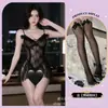 Sexy falda de malla de encaje de alta gama para mujeres jóvenes, lencería coqueta e íntima, camisón transparente de pura tentación
