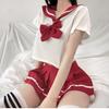Ventas Directas de Fábrica Estilo Sexy de Celebridad de Internet Lencería Sexy Tentación Falda Corta Linda Estilo Preppy Uniforme Femenino JK Envío Directo
