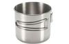 GSI con acero inoxidable 304 500ml exterior L Taza de camping para café de mano asa plegable taza de café