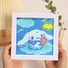 Enfeites de Pintura de Diamante, Adesivos de Desenho Animado DIY Fofos Feitos à Mão, Porta-Retratos de Acrílico, Pinturas Decorativas, Decorações para Quarto e Sala de Estar no Atacado