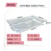 Caja para Llevar de Pescado a la Parrilla, Caja Comercial de Papel de Aluminio, Caja Grande Espesa de Papel de Aluminio, Charola para Barbacoa, Charola Rectangular de Papel de Aluminio