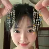 Lindos Brincos ~ Estilo Étnico Brincos com Franjas de Cristal Exóticos Longos Retrô de Alta Qualidade Atacado