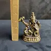 Enfeites de Estátua Pequena de Buda em Latão Estilo Xizang, Mini Enfeites Budistas de Xizang, Vários Estilos Disponíveis