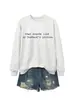 Eso Suena Como Mi Sudadera Casual Versátil Cómoda de Base para Mujer de Mi Sitio Independiente Europeo y Americano de Ebay