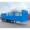Fabricante Vende Reboques de Tração Tipo Baú para Semirreboques, Semirreboques, Veículos de Transporte de Carga de 4 Eixos, Caminhões Basculantes Laterais