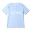 Camiseta de Manga Corta Estampada Estilo Oscuro Europeo y Americano Verano 2025 para Hombres y Mujeres Moda Casual Gótica para Parejas