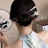 Horquilla de estilo antiguo, Accesorios para el cabello de alta gama de la dinastía Han, Horquilla, Accesorios para el cabello, Horquilla de flor retro de aleación, Ropa para mujer
