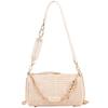 Nicho Design Sense Straw Bag Mulheres 2024 Verão Novo Estilo Popular All-match Chain Crossbody Bag Shoulder Underarm Bag