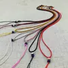 Collar de Cuerda de Jade de Milán Importado para Hombre y Mujer Collar de Cuerda con Cuentas de Jade Cuerda Colgante Lanyard Cuerda de Joyería Tamaño Ajustable