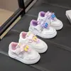Zapatillas para niños, Estilo Nuevo Primavera 2026, Zapatillas Blancas de Piel, Zapatos Deportivos Bajos de Oficial Conejo, Zapatos Casuales para Niñas