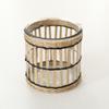 Conjunto de copos de vela tecidos à mão transfronteiriços Conjunto de copos de aromaterapia tecidos criativos Vaso de vidro Copo de ovo Pote de armazenamento