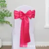 Cintas de Satén para Venta al por Mayor de Comercio Exterior, Decoraciones Florales para Respaldo de Sillas de Banquete y Boda, Fundas para Sillas, Lazos para Sillas, Cintas de Satén, Cintas de Seda