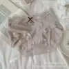 Braguitas de Encaje Francés para Niñas de Cintura Media de Lyocell, Algodón de Clase A en la Entrepierna, Transpirables Antibacterianas, Triángulo Ajustado a la Cadera