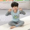 En stock Ropa Interior Térmica Infantil de Otoño e Invierno con Estampado de Dibujos Animados Nuevo Algodón Niños y Niñas Ropa para el Hogar Conjunto de Dos Piezas