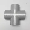CPVC de 2.5 pulgadas de cuatro vías resistente a la corrosión 1.6Mpa de presión Dn65 PVC-C de cuatro vías 75 CPVC químico de cuatro vías